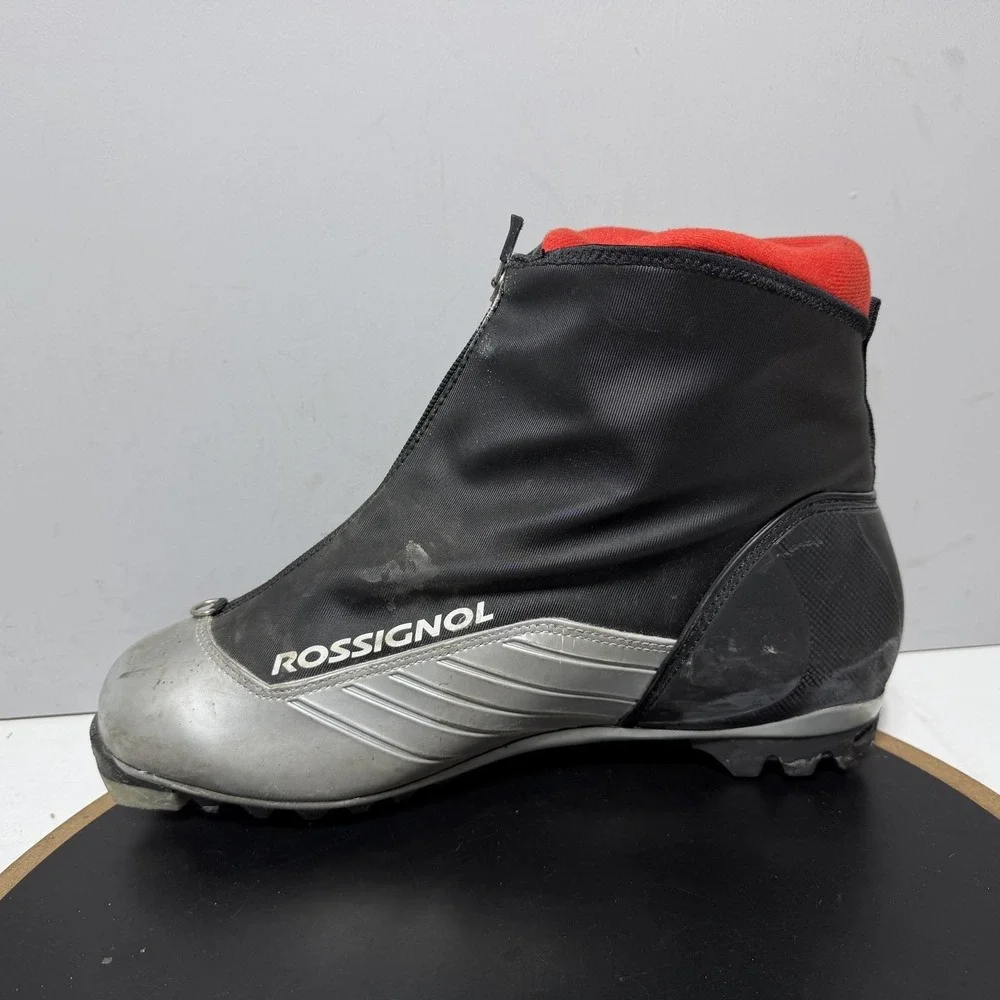 Rossignol X3 Ultra Ski Boots Mens 13 EU 47 Black Silver Nordic Cross Country